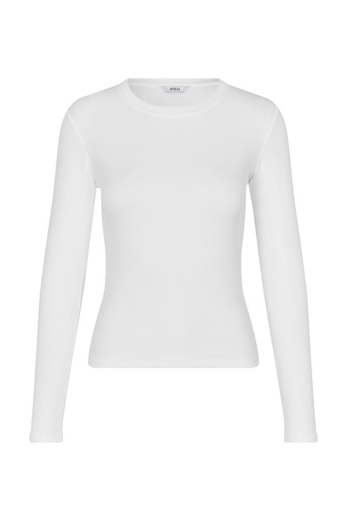 ENALLY LS O-N TEE BRIGHT WHITE
